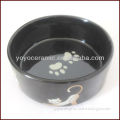 cat bowl with design ceramic